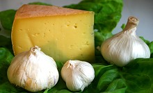 Bio-Käse-Spezialitäten - Eichsfelder Schnittkäse - Sorte: Knoblauch